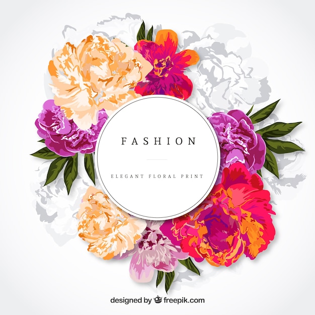 Download Free Vector | Elegant floral card