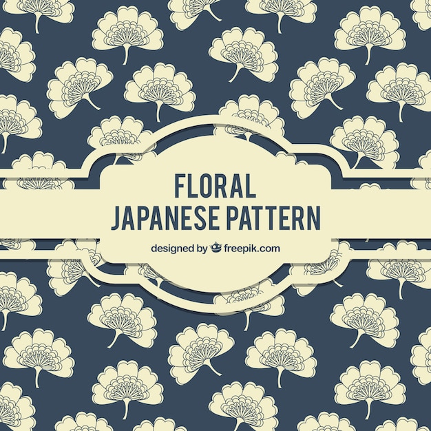 Elegant floral japanese pattern | Free Vector