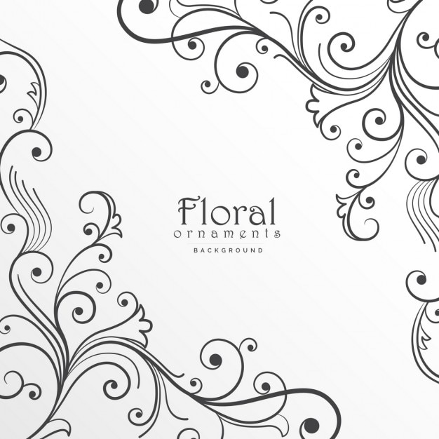 Free Vector Elegant Floral Ornaments