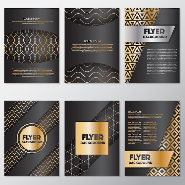 Free Vector Elegant Flyer Collection
