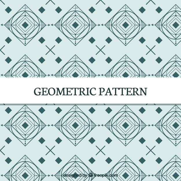 Elegant geometric decorative pattern