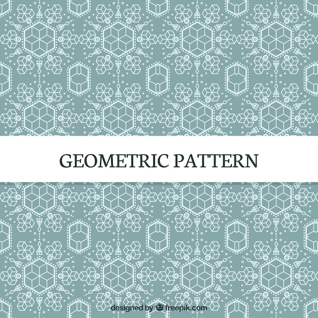 Elegant geometric vintage pattern