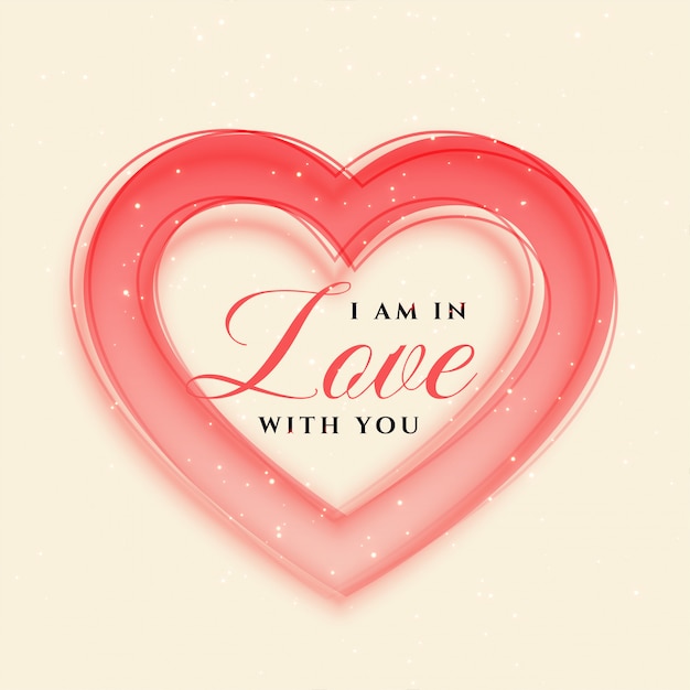 Elegant hearts frame valentines day background Vector | Free Download