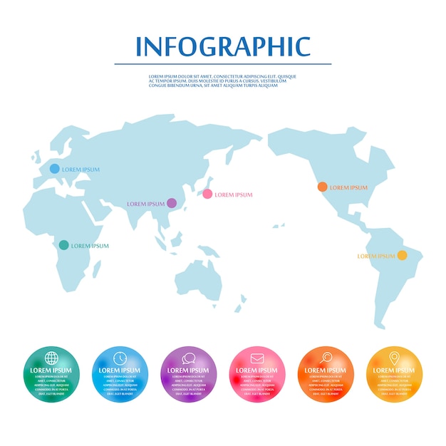 Premium Vector Elegant Infographic Design With Colorful Circular Elements