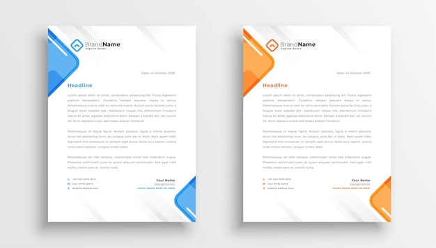 Elegant Letterhead Template