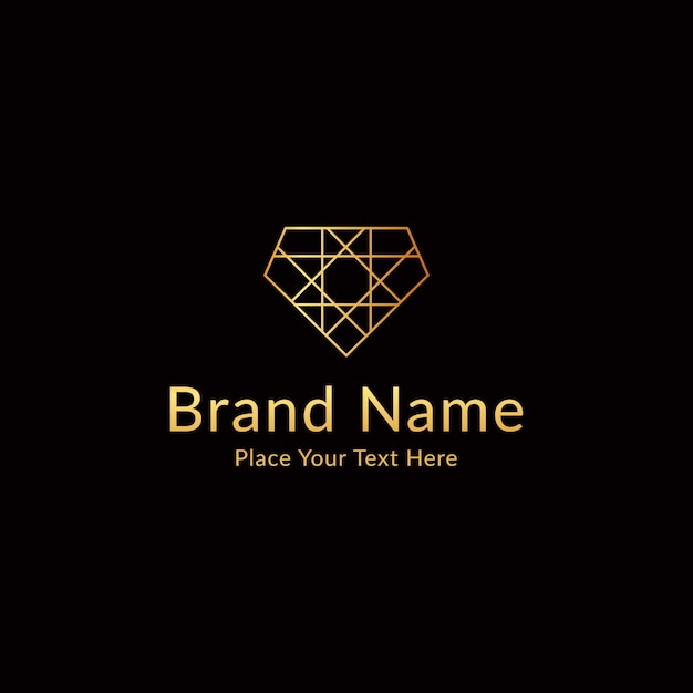 Premium Vector | Elegant luxury diamond logo design