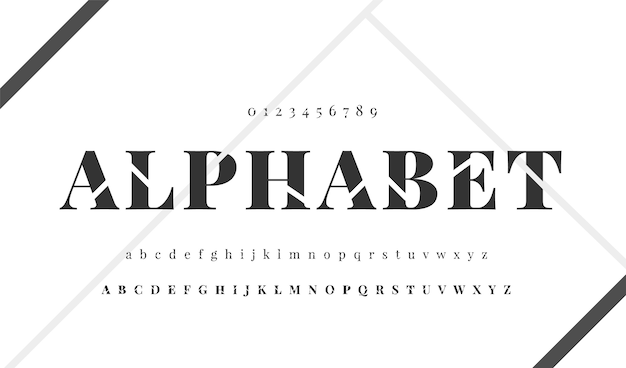 Download Free Elegant Minimal Alphabet Free Vector Use our free logo maker to create a logo and build your brand. Put your logo on business cards, promotional products, or your website for brand visibility.