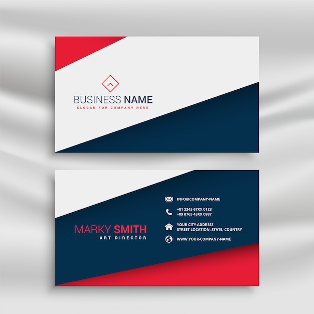 Elegant minimal style business card\
design