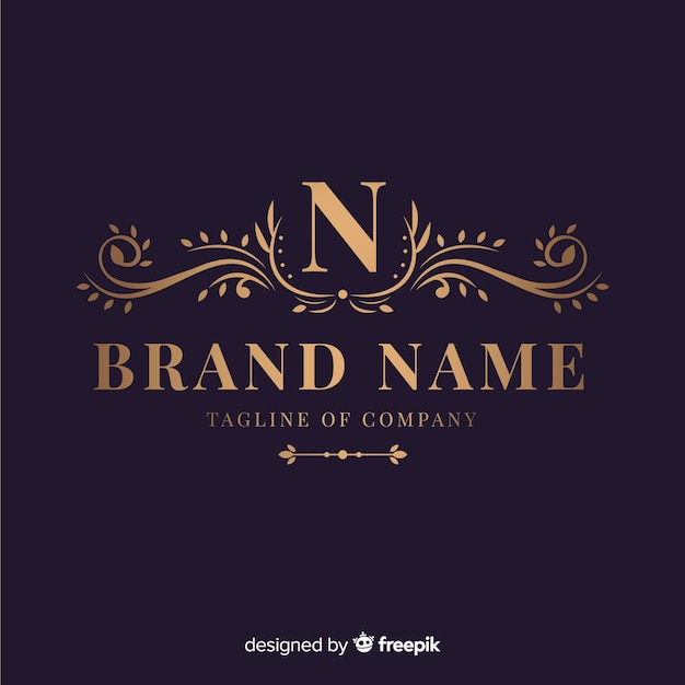 Download Free Download Free Elegant Ornamental Logo For Company Vector Freepik Use our free logo maker to create a logo and build your brand. Put your logo on business cards, promotional products, or your website for brand visibility.