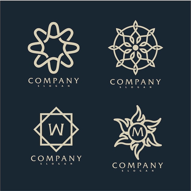 Download Free Elegant Ornamental Logo With Company Name Premium Vector Use our free logo maker to create a logo and build your brand. Put your logo on business cards, promotional products, or your website for brand visibility.
