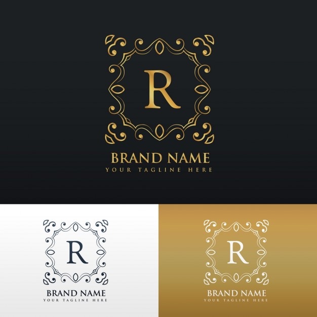 Download Free Download Free Elegant Ornamental Logo With The Letter R Vector Use our free logo maker to create a logo and build your brand. Put your logo on business cards, promotional products, or your website for brand visibility.