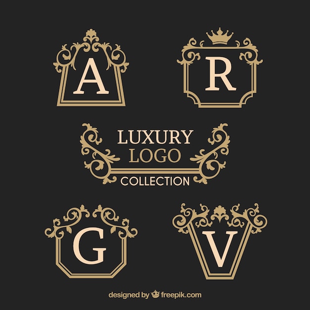 Download Premium Vector | Elegant pack of vintage logo templates