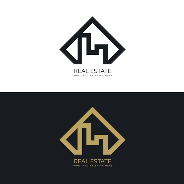 Download Free Elegant Real Estate Logo Free Vector Use our free logo maker to create a logo and build your brand. Put your logo on business cards, promotional products, or your website for brand visibility.