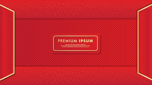 Premium Vector | Elegant red background