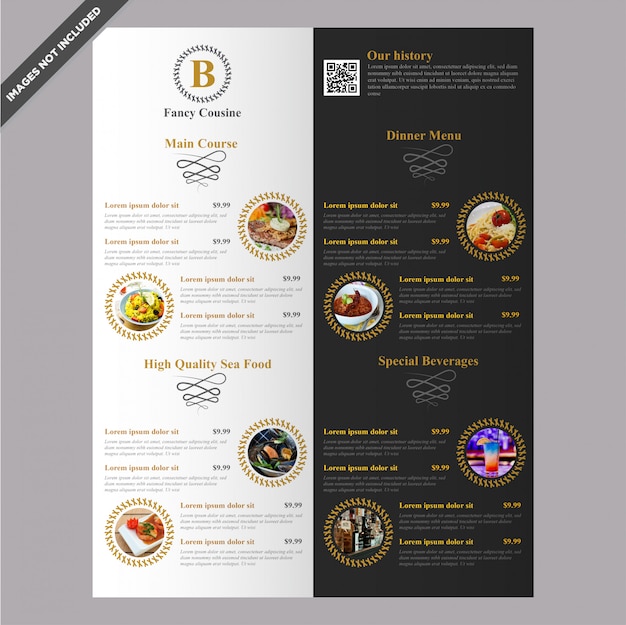 Fancy Menu Template from image.freepik.com