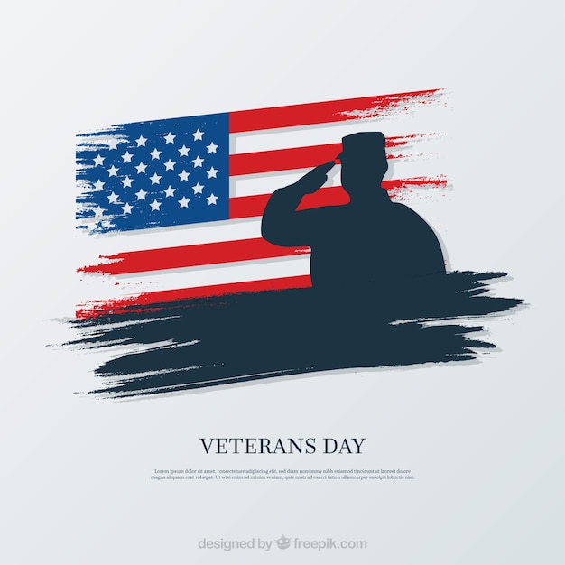 Elegant veterans day design