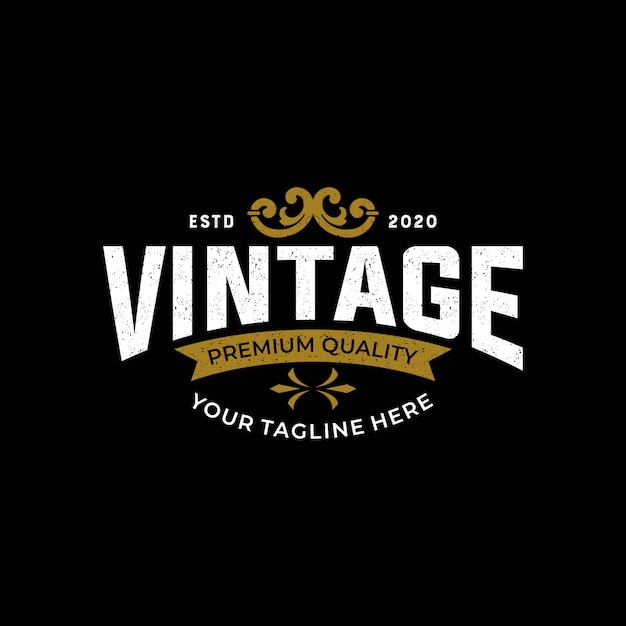 Download Free Elegant Vintage Premium Quality Vintage Logo Template Premium Vector Use our free logo maker to create a logo and build your brand. Put your logo on business cards, promotional products, or your website for brand visibility.