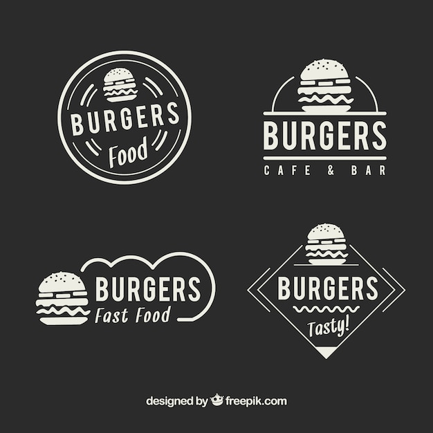 Download Free Download Free Elegant Vintage Restaurant Fast Food Logos Vector Use our free logo maker to create a logo and build your brand. Put your logo on business cards, promotional products, or your website for brand visibility.