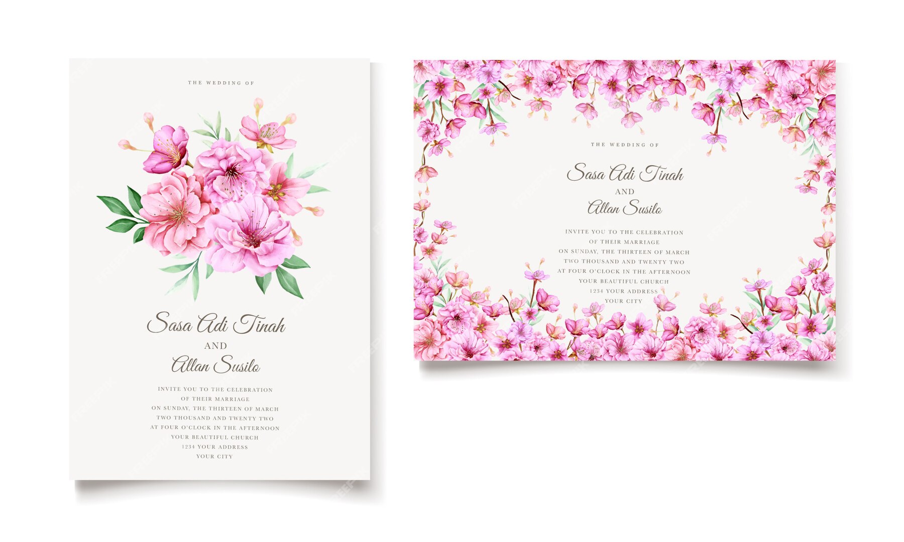 premium-vector-elegant-watercolor-cherry-blossom-invitation-card-template