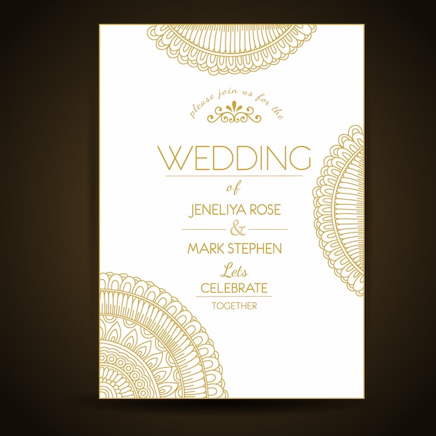 Classy Wedding Invitation Templates 2