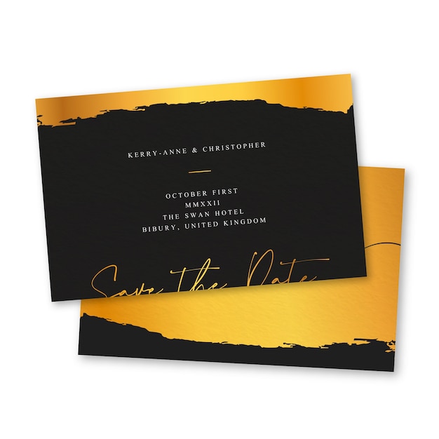Free Vector | Elegant wedding invitation template