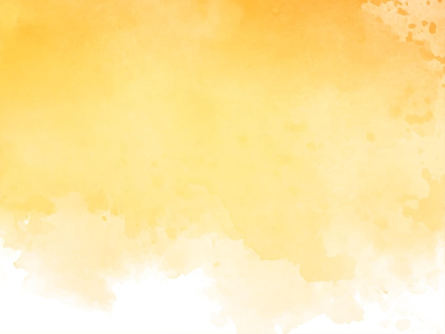 Download Free Vector | Elegant yellow watercolor texture background