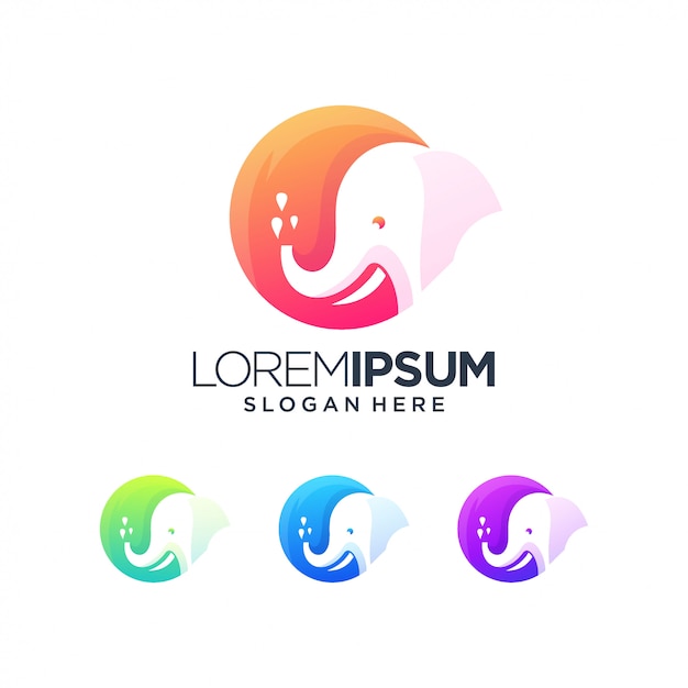 Download Free Elephant Logo Color Art Animal Premium Vector Use our free logo maker to create a logo and build your brand. Put your logo on business cards, promotional products, or your website for brand visibility.