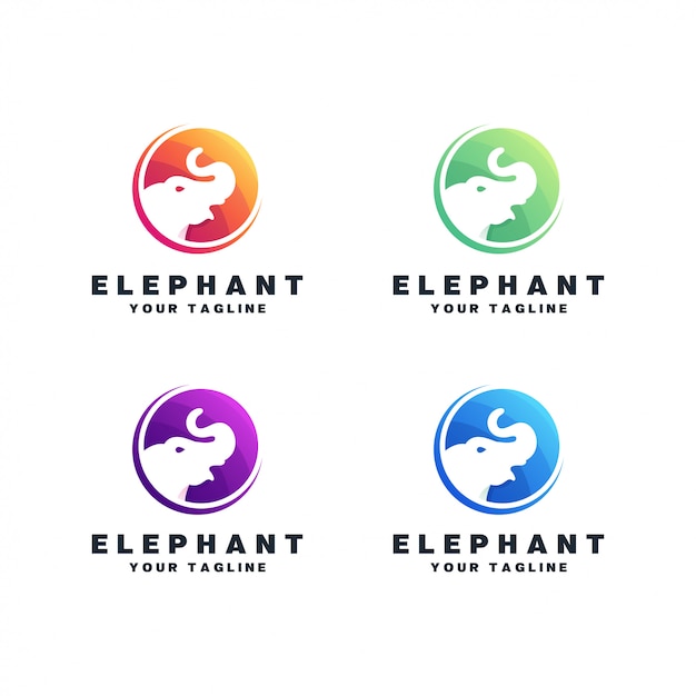 Download Free Elephant Logo Design Set Premium Vector Use our free logo maker to create a logo and build your brand. Put your logo on business cards, promotional products, or your website for brand visibility.