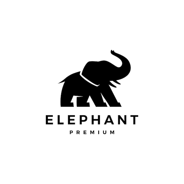 Elephant logo icon illustration | Premium Vector