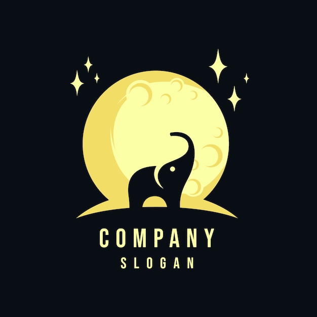 Download Free Elephant And Moon Logo Design Premium Vector Use our free logo maker to create a logo and build your brand. Put your logo on business cards, promotional products, or your website for brand visibility.