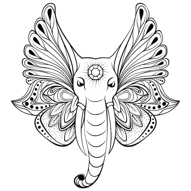 Free Free Elephant Tattoo Svg 313 SVG PNG EPS DXF File