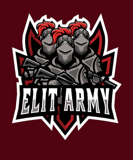 Download Free Elite Army Triplet E Sports Logo Premium Vector Use our free logo maker to create a logo and build your brand. Put your logo on business cards, promotional products, or your website for brand visibility.