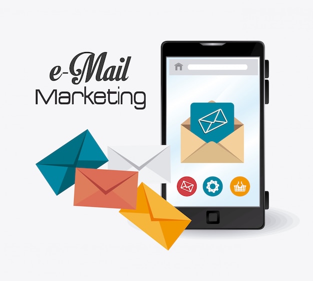 Premium Vector | Email marketing design.