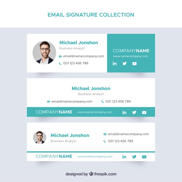 Email Signature Vectors, Photos and PSD files | Free Download