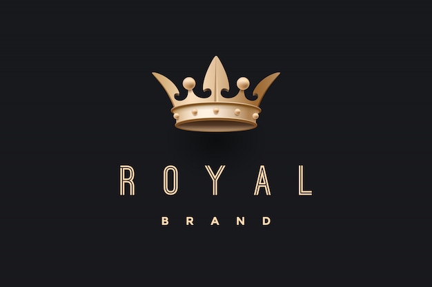Download Free Emblem With Gold King Crown And Inscription Royal Brand Premium Use our free logo maker to create a logo and build your brand. Put your logo on business cards, promotional products, or your website for brand visibility.