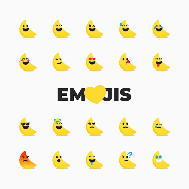 Download Emojis pack | Premium Vector