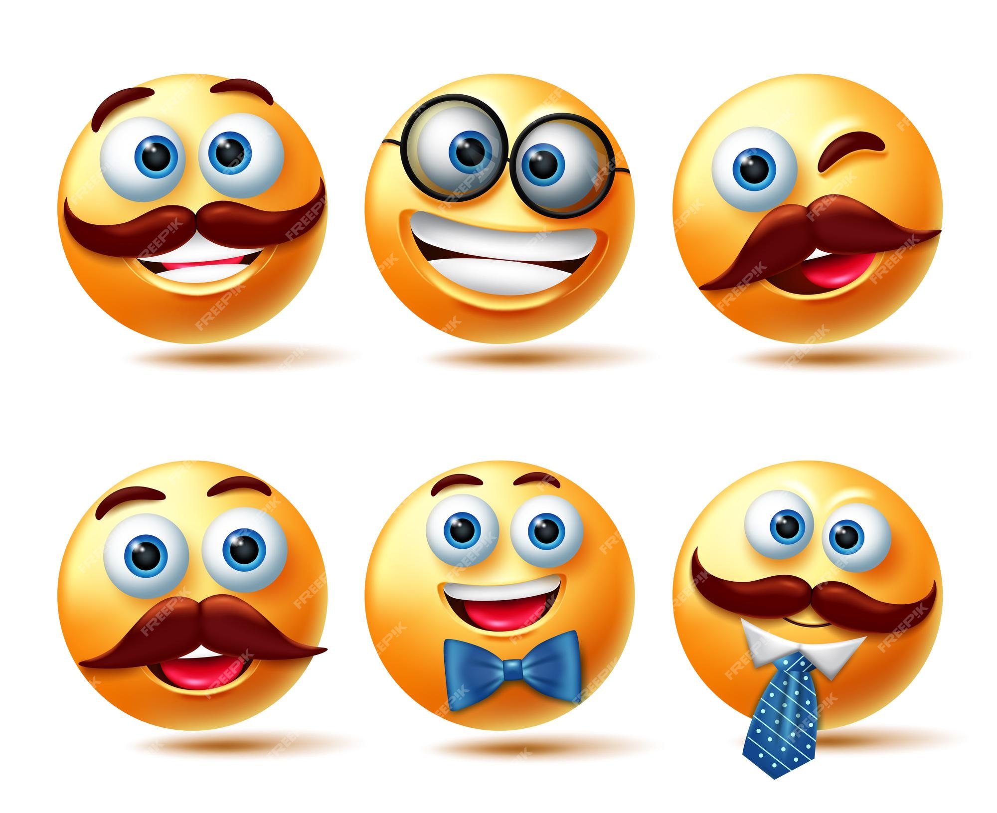 Эмодзи пол. Smiley Emoji Set.