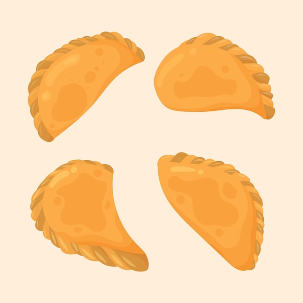 Free Vector | Empanada pack