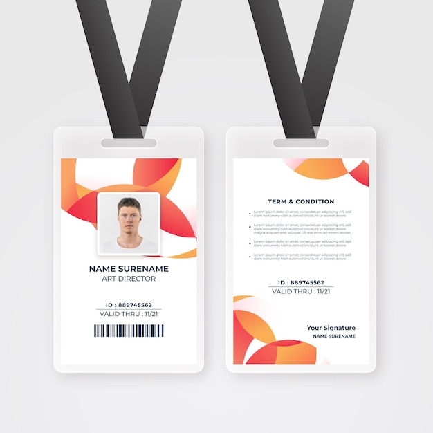 employee id card template psd file free download employee id card template psd file free download