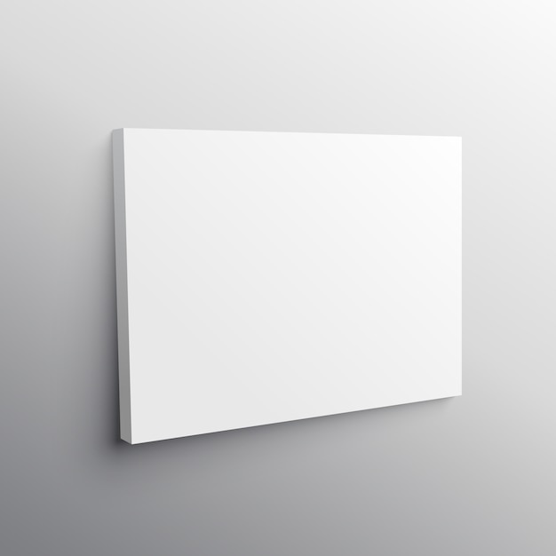 empty wall canvas display mockup vector - Stock Image - Everypixel