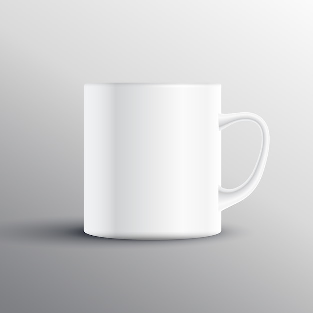 Download Free Vector | Empty cup mockup design