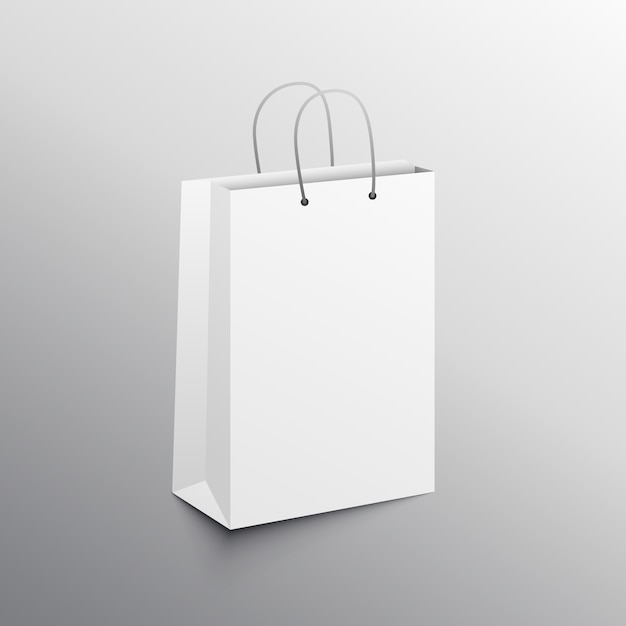 Download Empty shopping bag mockup Vector | Free Download