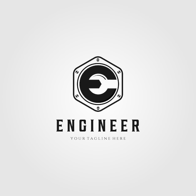 Download Free Engineer Letter E Logo Wrench Symbol Illustration Design Premium Use our free logo maker to create a logo and build your brand. Put your logo on business cards, promotional products, or your website for brand visibility.