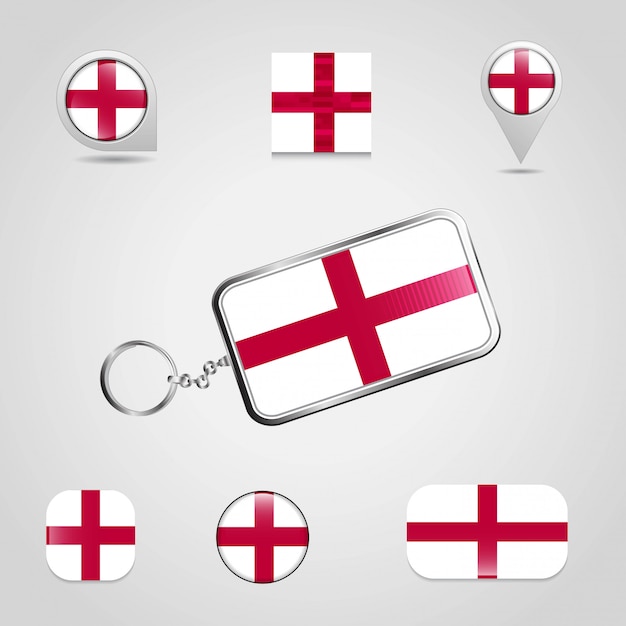 Download England united kingdom country flag Vector | Premium Download