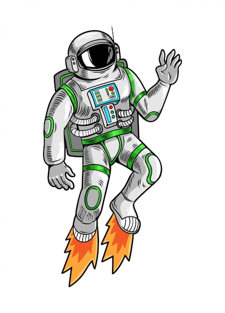 How To Draw A Space Suit - gosiaczek-arbuzik