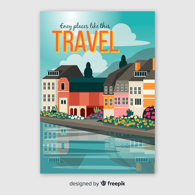 enjoy travel poster