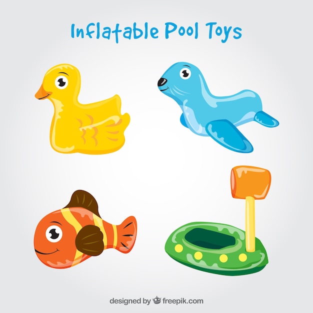 inflatable pool animals