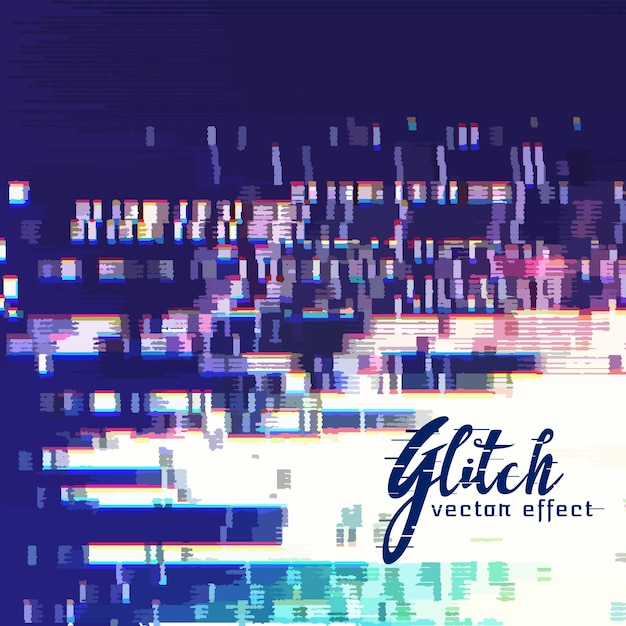 Free Vector | Error glitch background vector