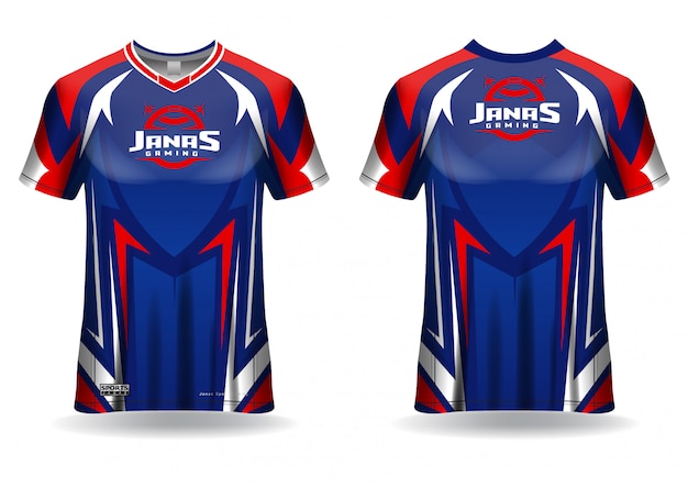 Download Premium Vector | Esport gaming t shirt jersey template ...