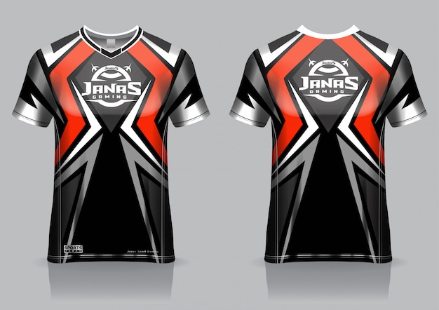 Download Premium Vector | Esport gaming t shirt jersey template ...